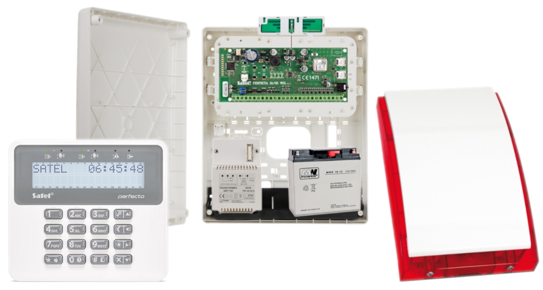 

Satel Perfecta 32 Gsm App Sms Obudowa 18Ah Syrena