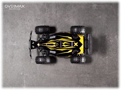 Samochód zdalnie sterowany OVERMAX X-RALLY RC DUŻY Baterie akumulator