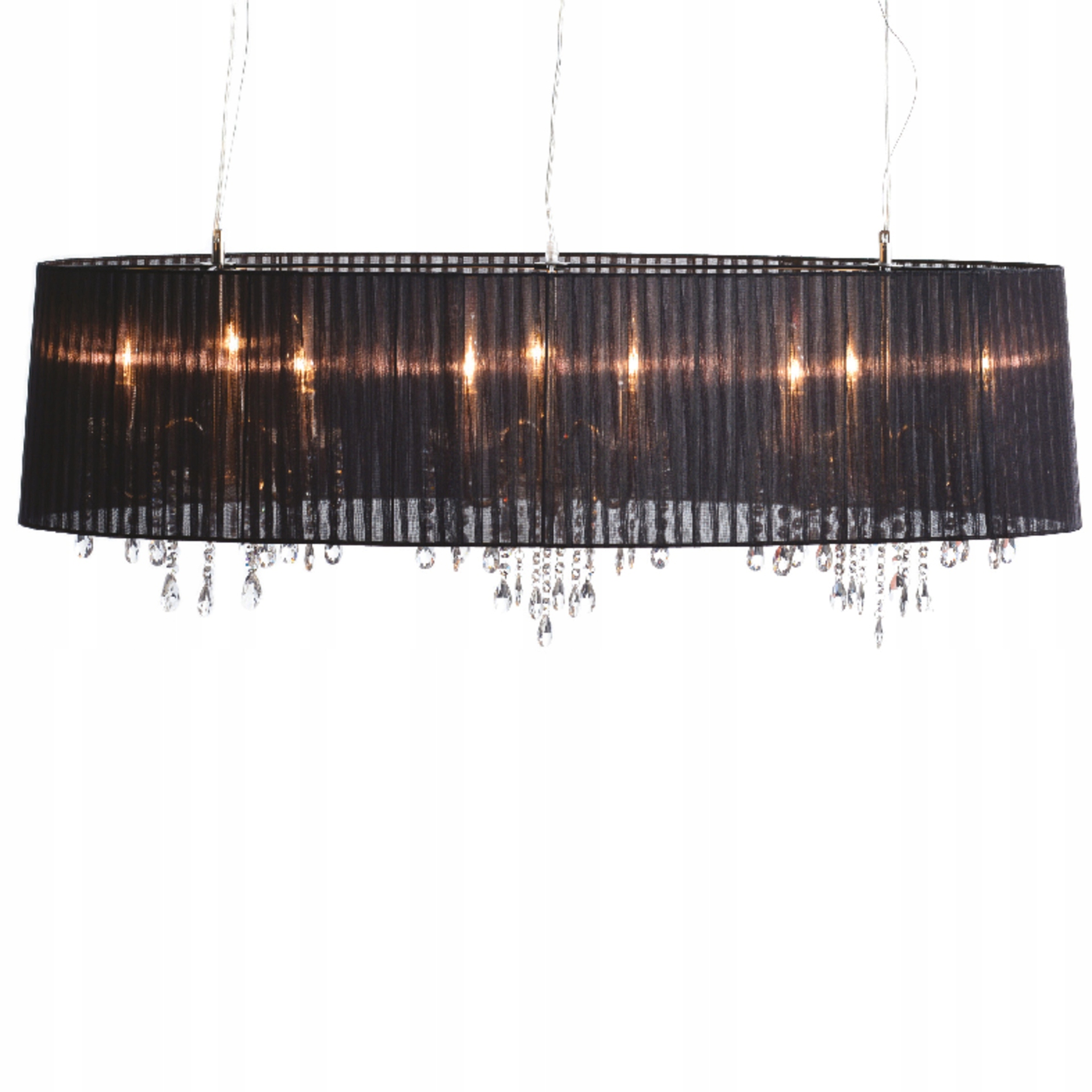 Aca Lighting Textile závesné svietidlo 3P1200BK