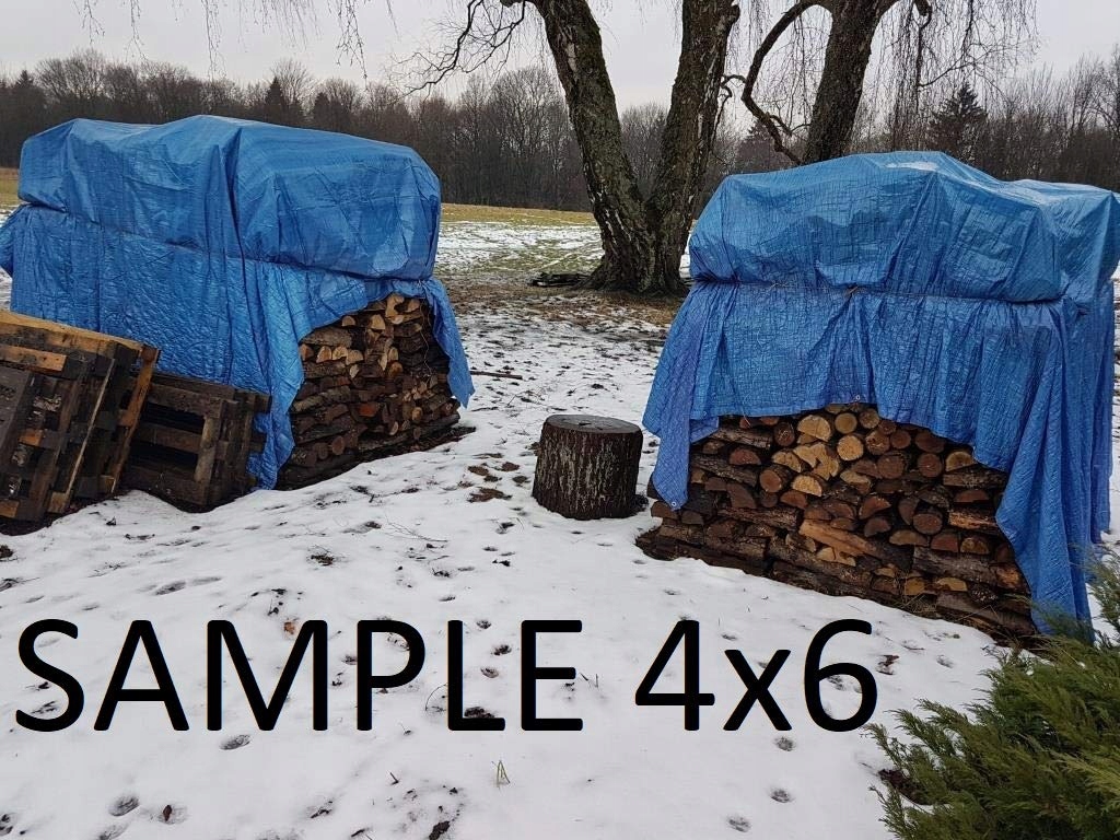 ABDECKPLANE Wodoodporna Plandeka 5x6m Lekka Do Użytku Na Zewnątrz — miniatura 3