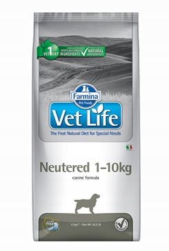 Levně Vet Life Natural Dog Neutered 1-10kg 10kg