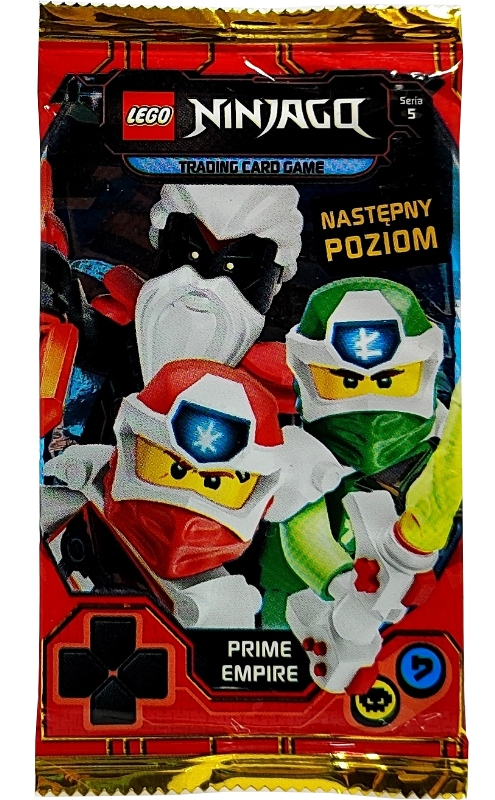 LEGO NINJAGO - TCG5 - SERIA 5 / NASTEPNY POZIOM - 1 SASZETKA (5 KART)