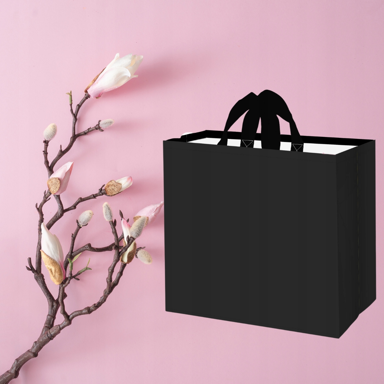 TORBA na zakupy torebka 36L siatka CZARNA zakupowa duża pakowna 45x20x40 Kod producenta Torby