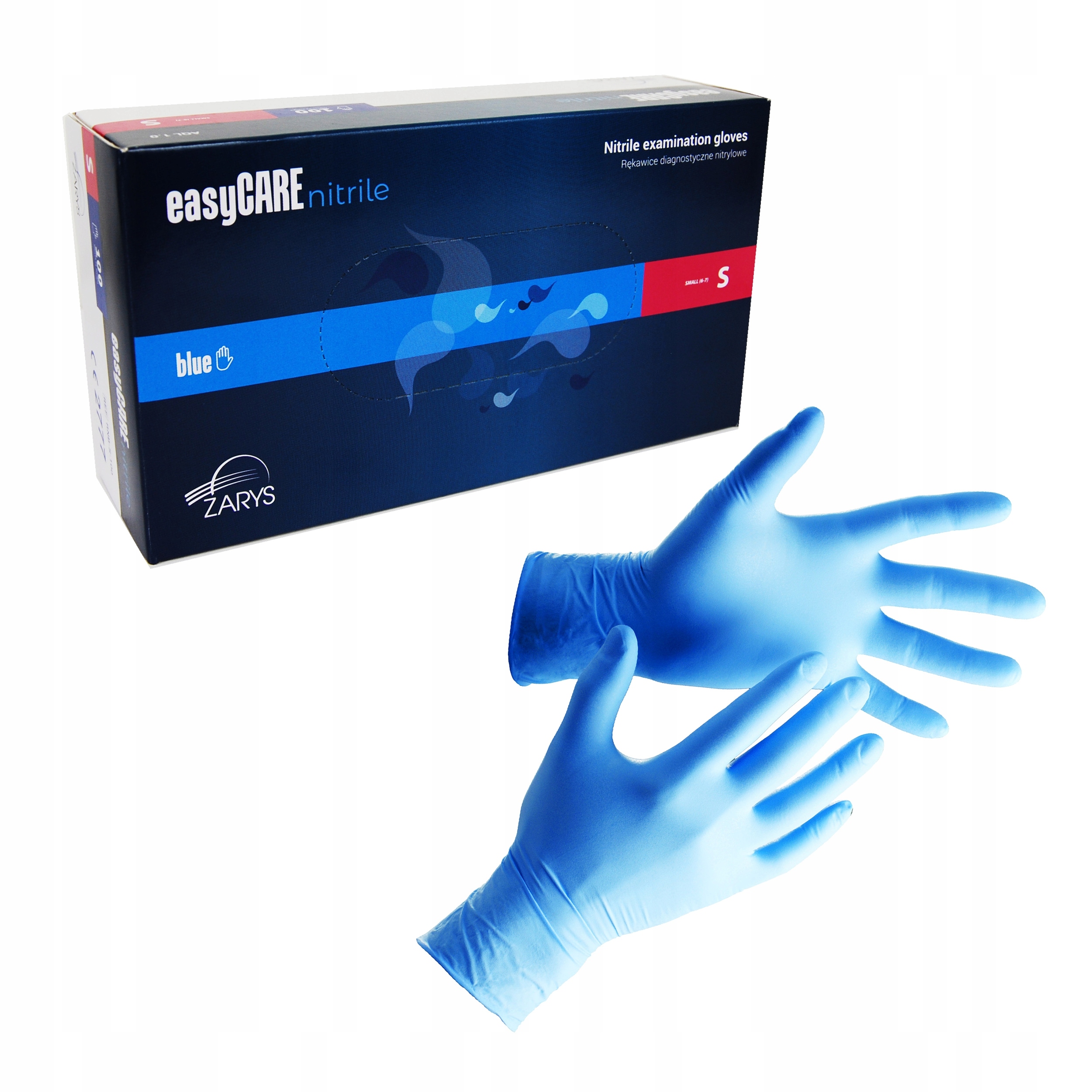 

Rękawiczki Nitrylowe Bezpudrowe Easycare S 100szt.