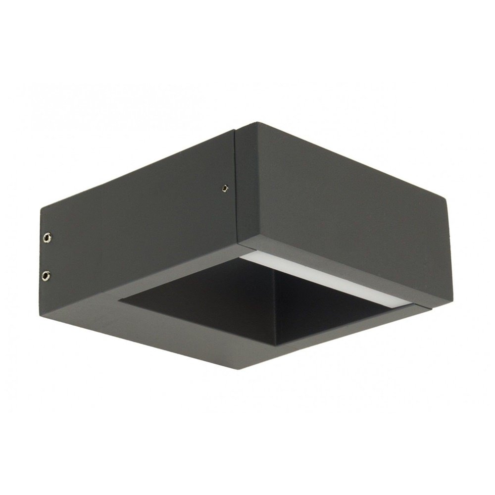 

Kwadratowy nowoczesny kinkiet zewnętrzny Led