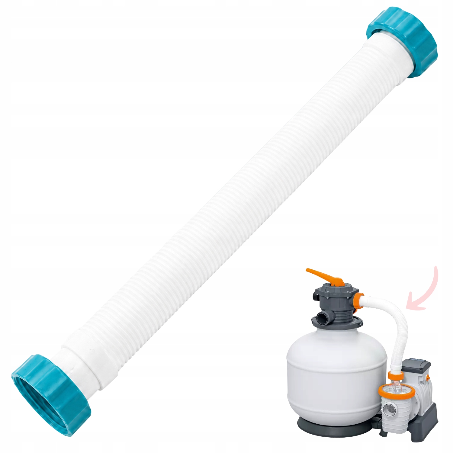 Hadicová trubka pro krátké připojení k pískové pumpě 58499 Flowclear Bestway