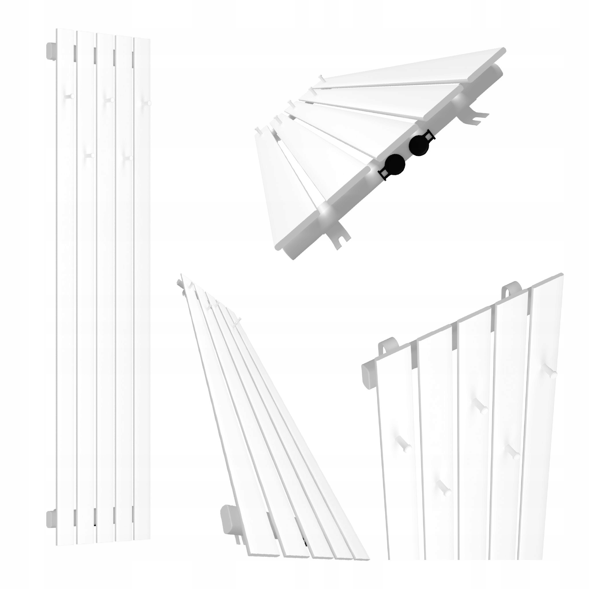 Dekorativní Radiátor Bellohook 140x38 Bílý Mat