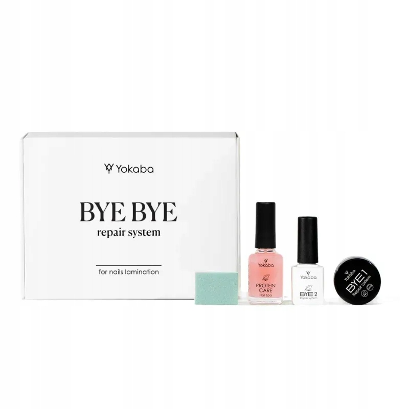 Zestaw ByeBye Repair System Protein Care Laminacja paznokci