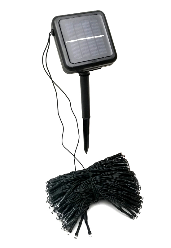 Vánoční Osvětlení Na Stromeček 100 Led Solární Solar Bílé Studené