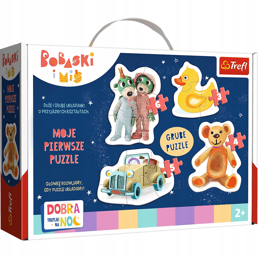 Puzzle Urocze Bobaski - Dobranoc, Trefliki na noc