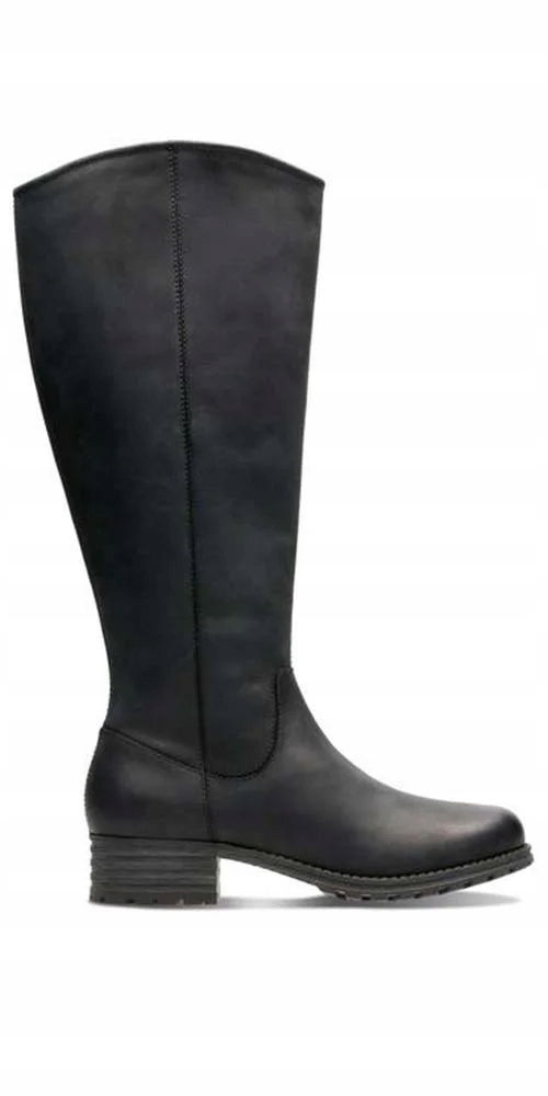 Clarks Dámské kozačky Marana Trudy velikost 36 černé, přírodní kůže