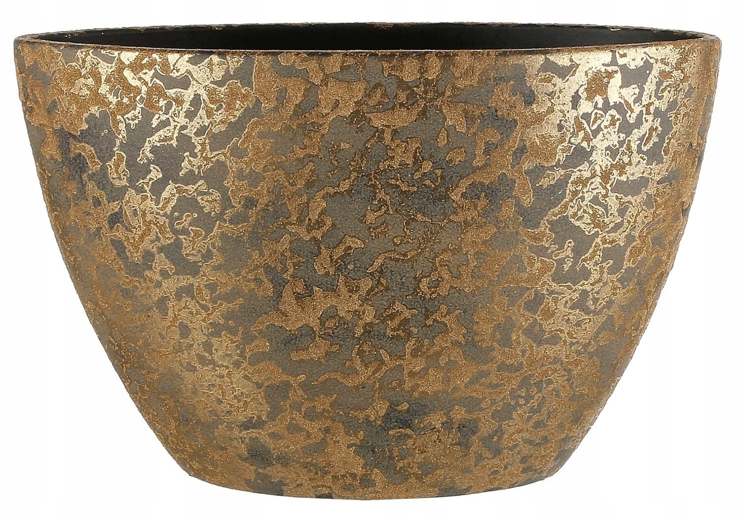 

owalna złota ceramiczna osłonka Clemente 41x20/26