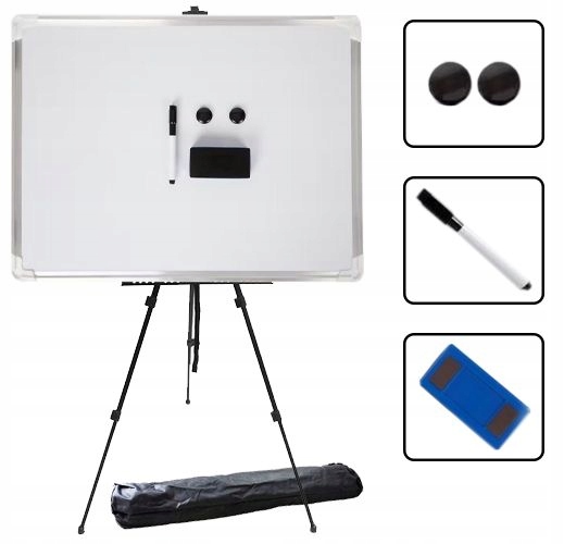 Duża Tablica magnetyczna Sztaluga Marker Gąbka Magnesy