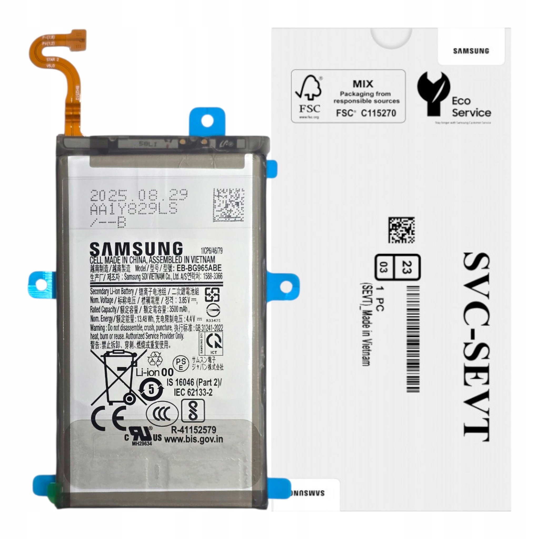 Bateria EB-BG965ABE 3500mAh Samsung S9 Plus G965 oryginalna