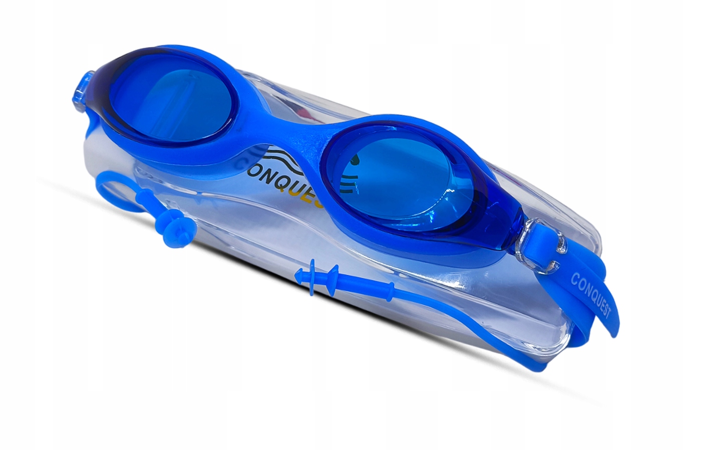 OKULARY PŁYWACKIE ANTI-FOG NA BASEN ZATYCZKI NOSKI