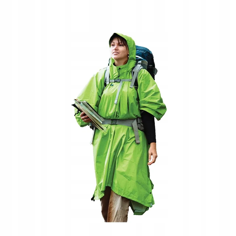 Poncho przeciwdeszczowe Sea To Summit Nylon Tarp green