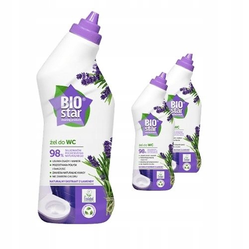 Żel do toalet BioStar 750 ml x 3 sztuki