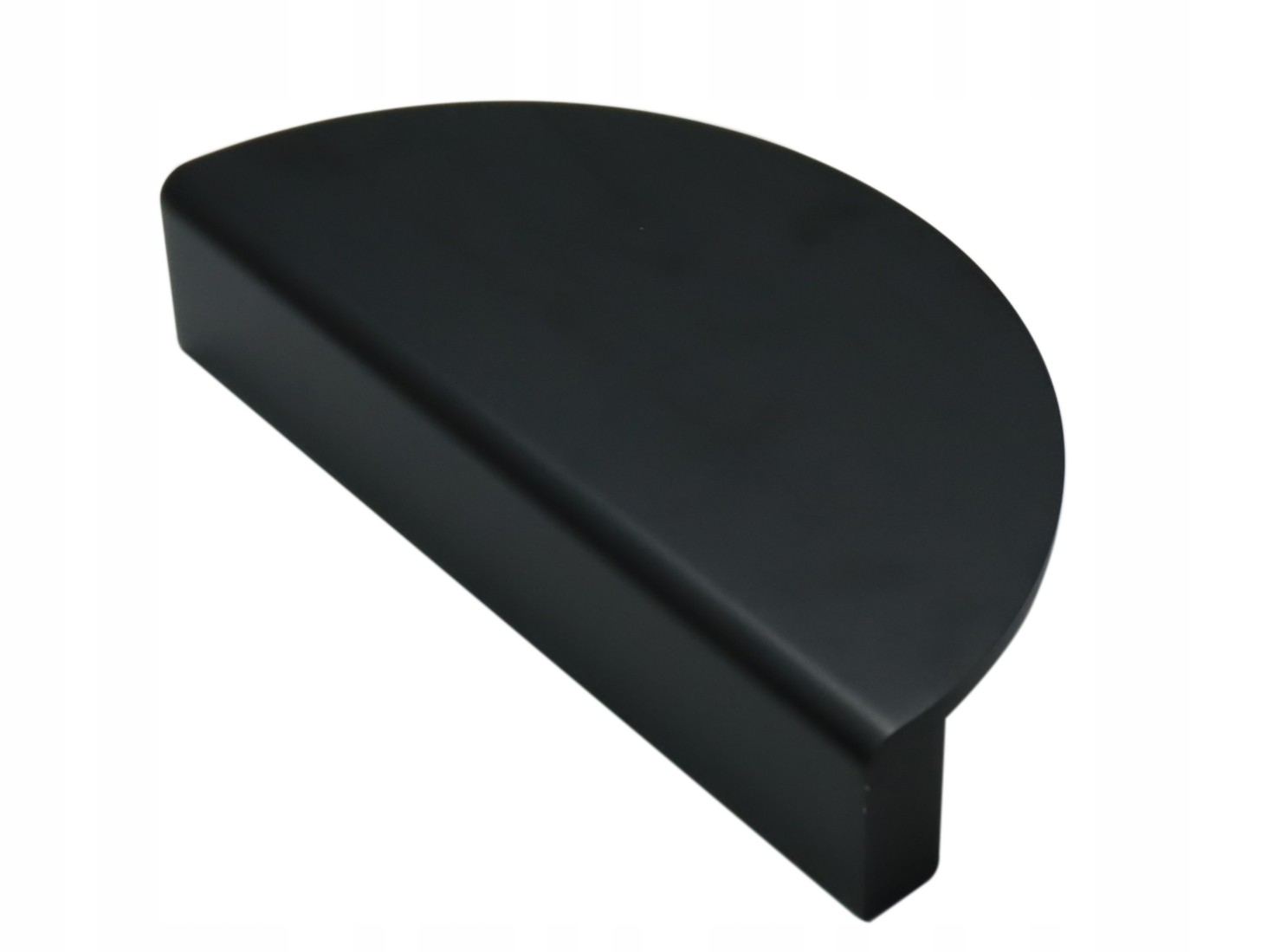 Uchwyt Meblowy półokrągły gładki RENA 64 mm czarny mat