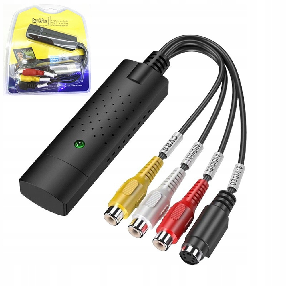 USB video Grabber разорвал с VHS видеокамеры PC кассеты