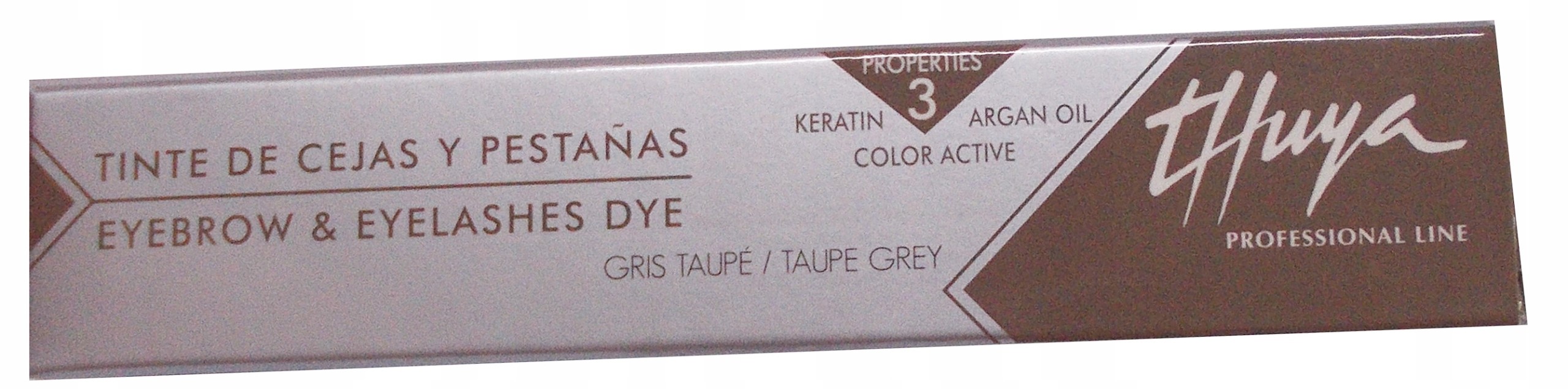 THUYA FARBKA DO BRWI RZĘS HENNA CIEMNY SZARY TAUPE GREY