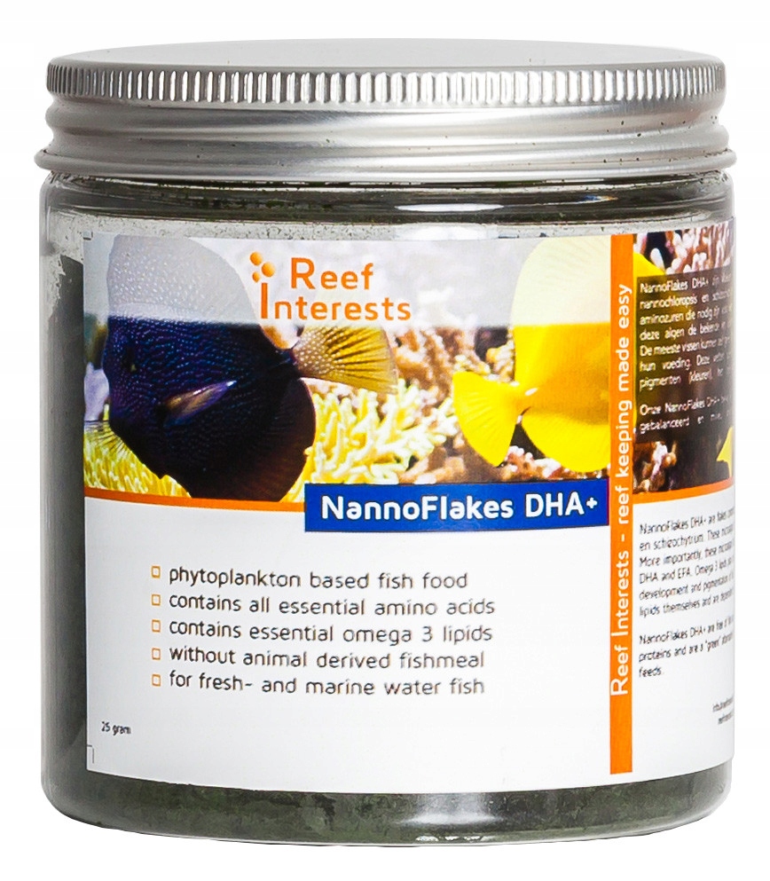 Levně Reef Interests Nannoflakes Dha+ 25g