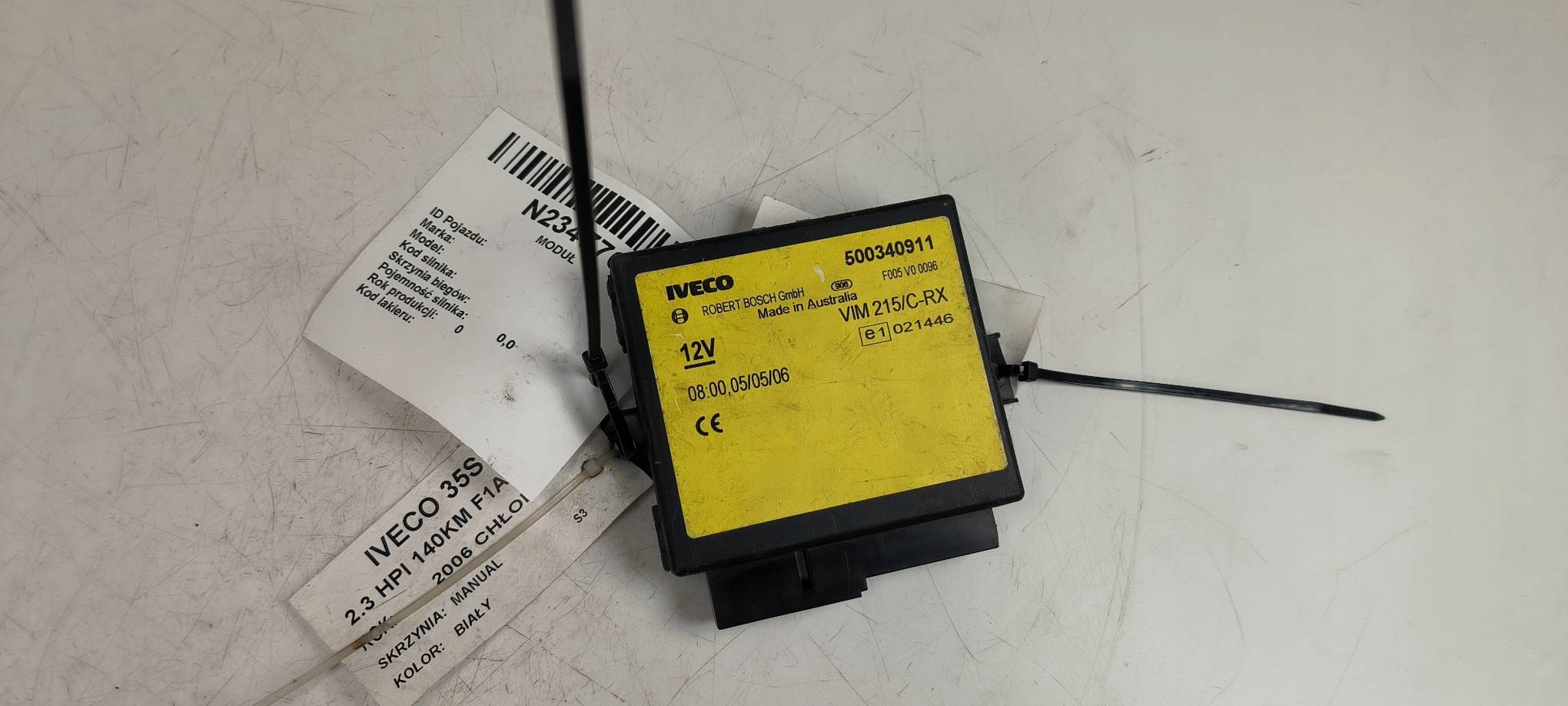 Module Central de la serrure 500340911 IVECO 35S14