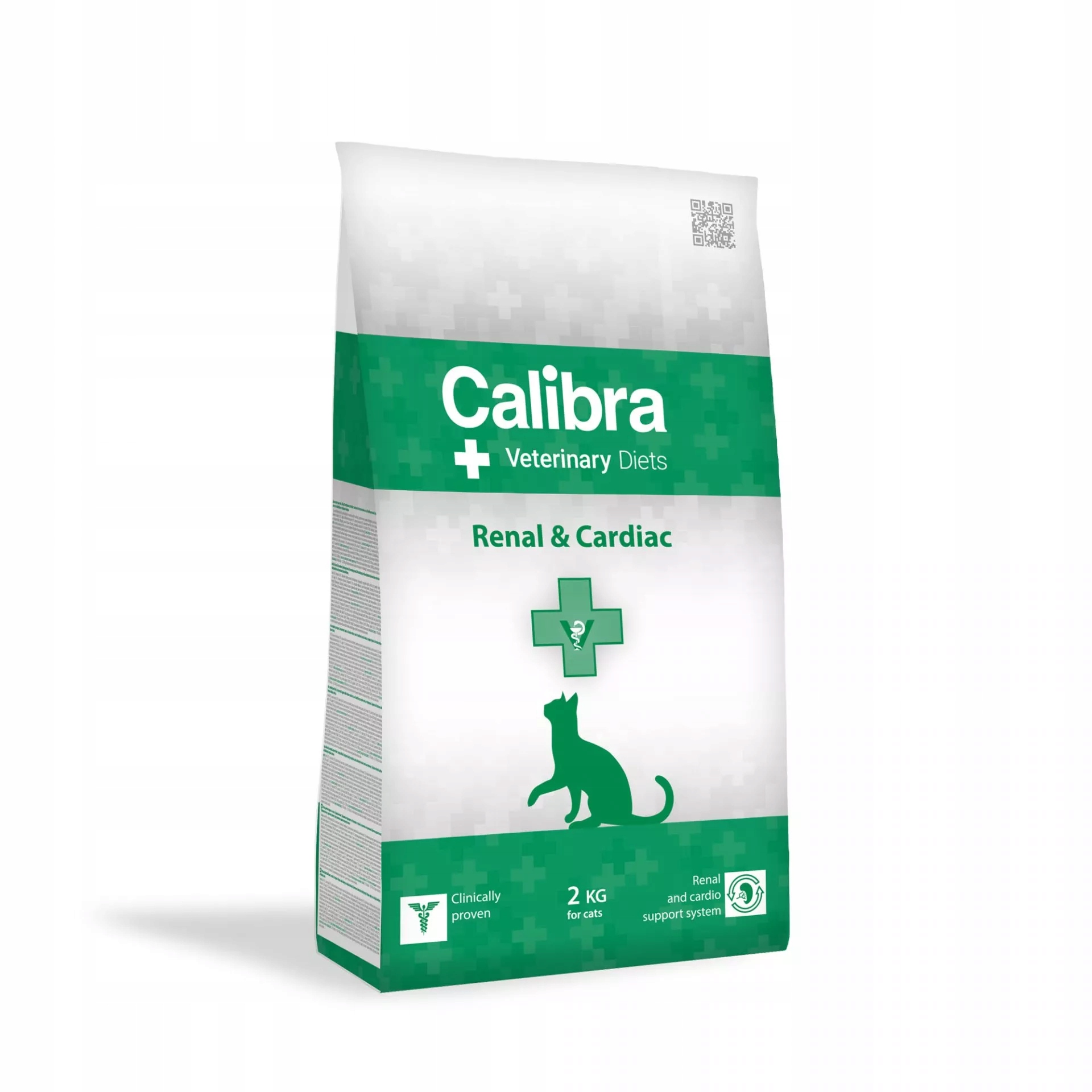 Levně Calibra Veterinary Diets Cat Renal/Cardiac 2kg Krmivo pro kočky s onemocněním ledvin/srdce