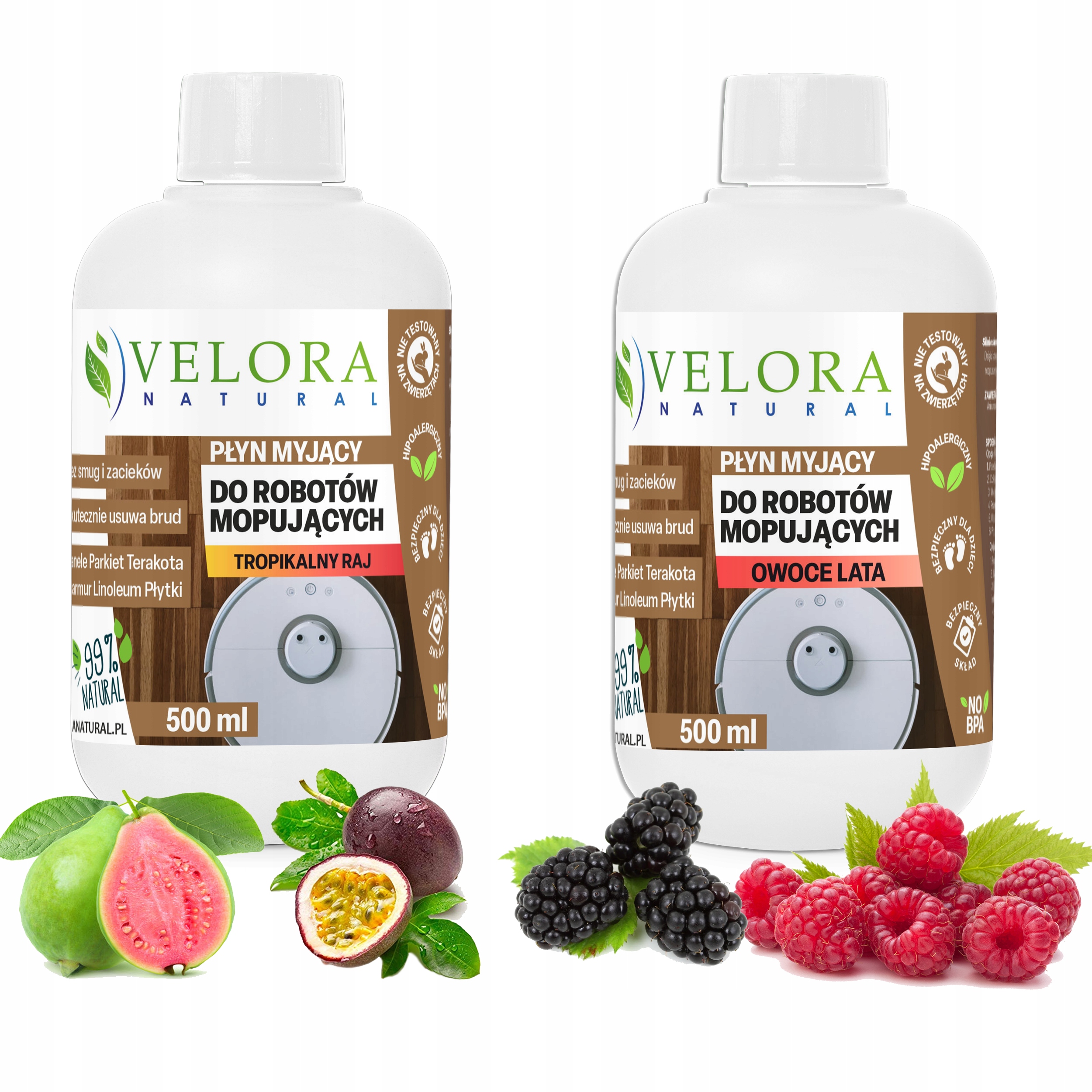 Płyn myjący do robotów Mopujących Bionicznych Elektrycznych 2 zapachy