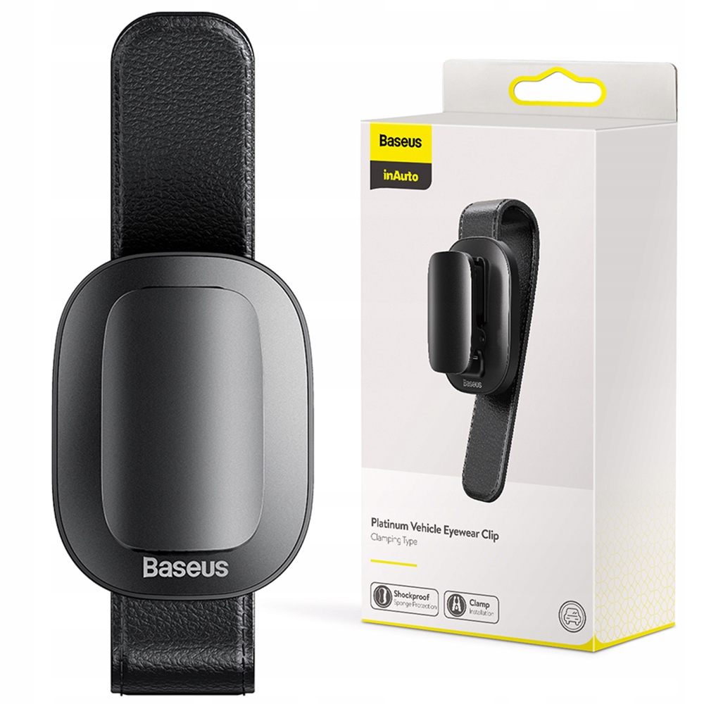 

Baseus| Uchwyt Klips Na Okulary Do Samochodu Auta