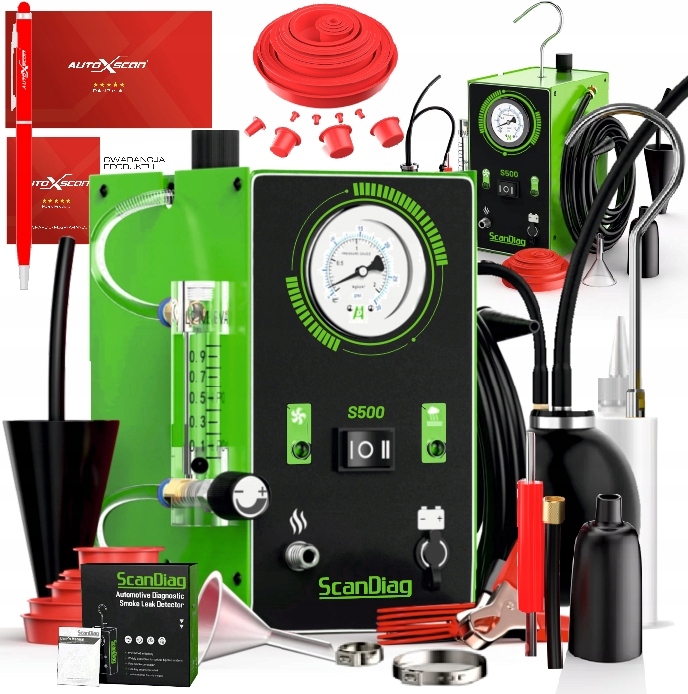 GENERATOR WYTWORNICA DYMU DYMNY TESTER SZCZELNOŚCI Scandiag S500 ZADYMIARKA