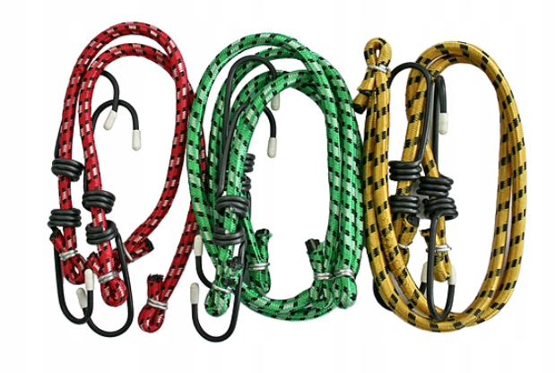 

Linki Elastyczne Z Haczykami 6 mm 2x 30-50-60 cm