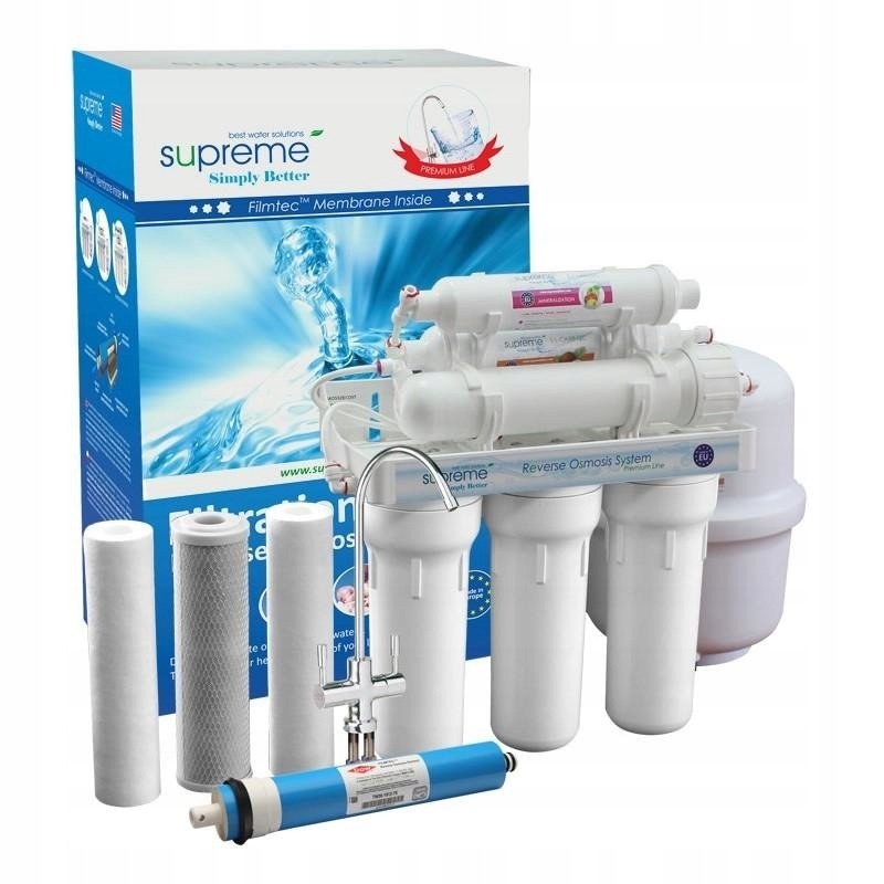 Supreme RO6 Premium Line 6-Stopniowy system Osmozy z mineralizatorem