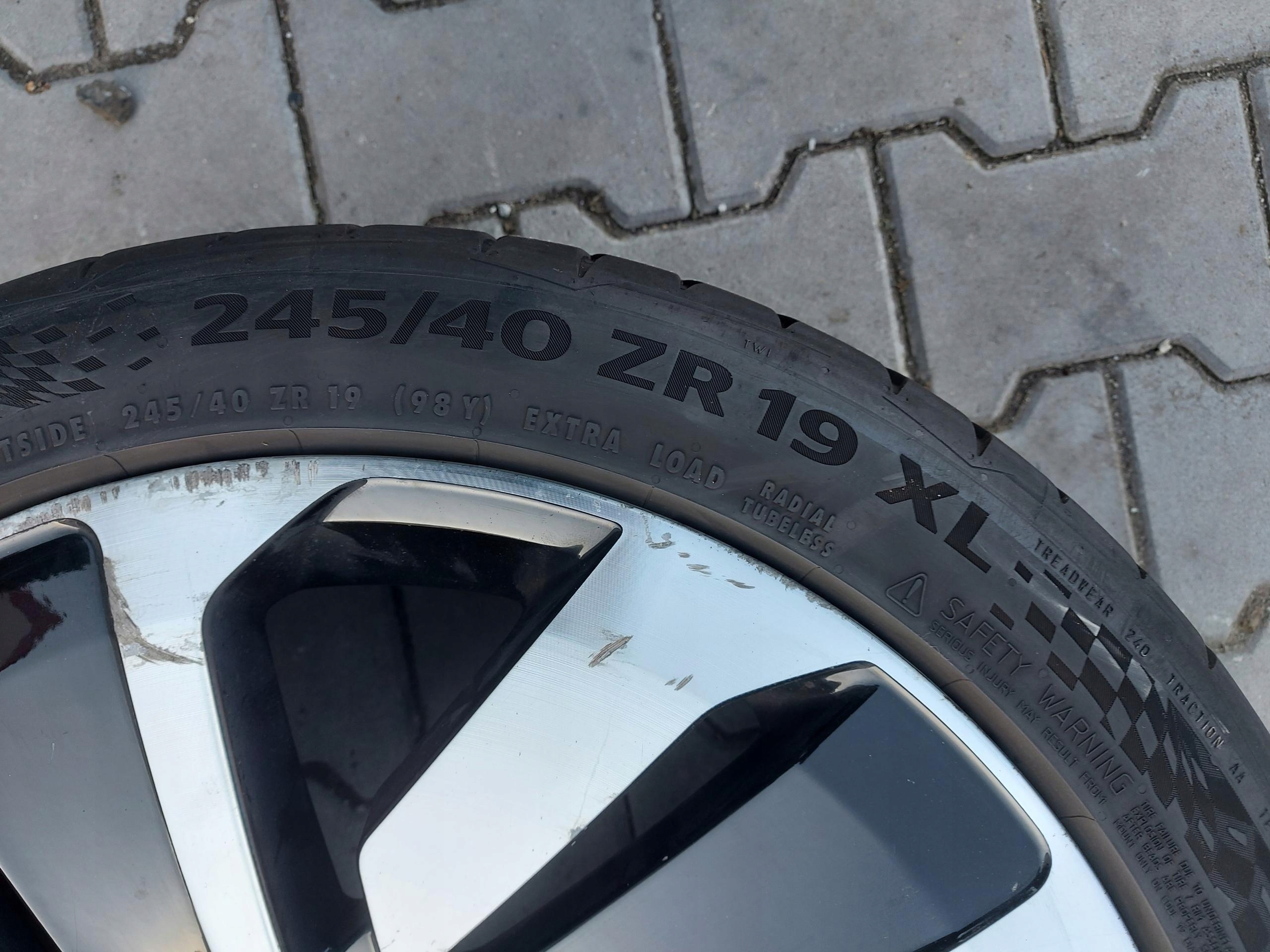 VW Arteon 3G8 2018r kolo disk disk 245/40 R19