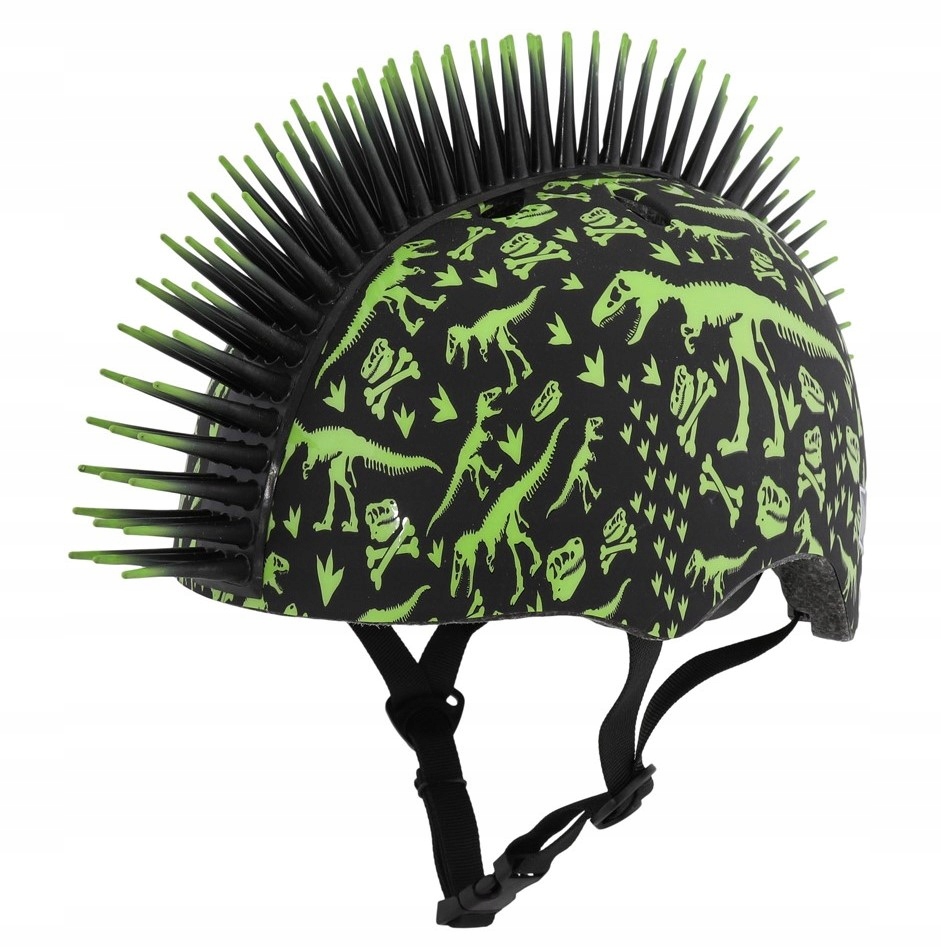 Kask rowerowy dziecięcy juniorski Raskullz T-rex Bonez Mohawk roz. Xs, 3+