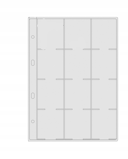 Страница карты для КЛАССЕРА на 12 холдеров м2