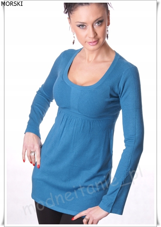 LUŹNA gładka ELEGANCKA tunika SUKIENKA 715# Kolor wielokolorowy