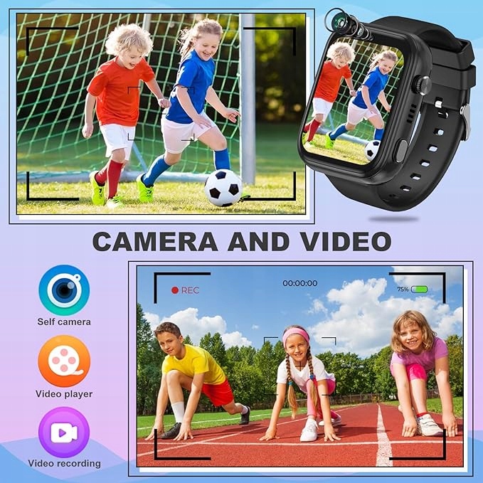 OKYUK Smartwatch 4G dla dzieci, tracker GPS, wiele stylów pulpitu do wyboru EAN (GTIN) 6920837330023