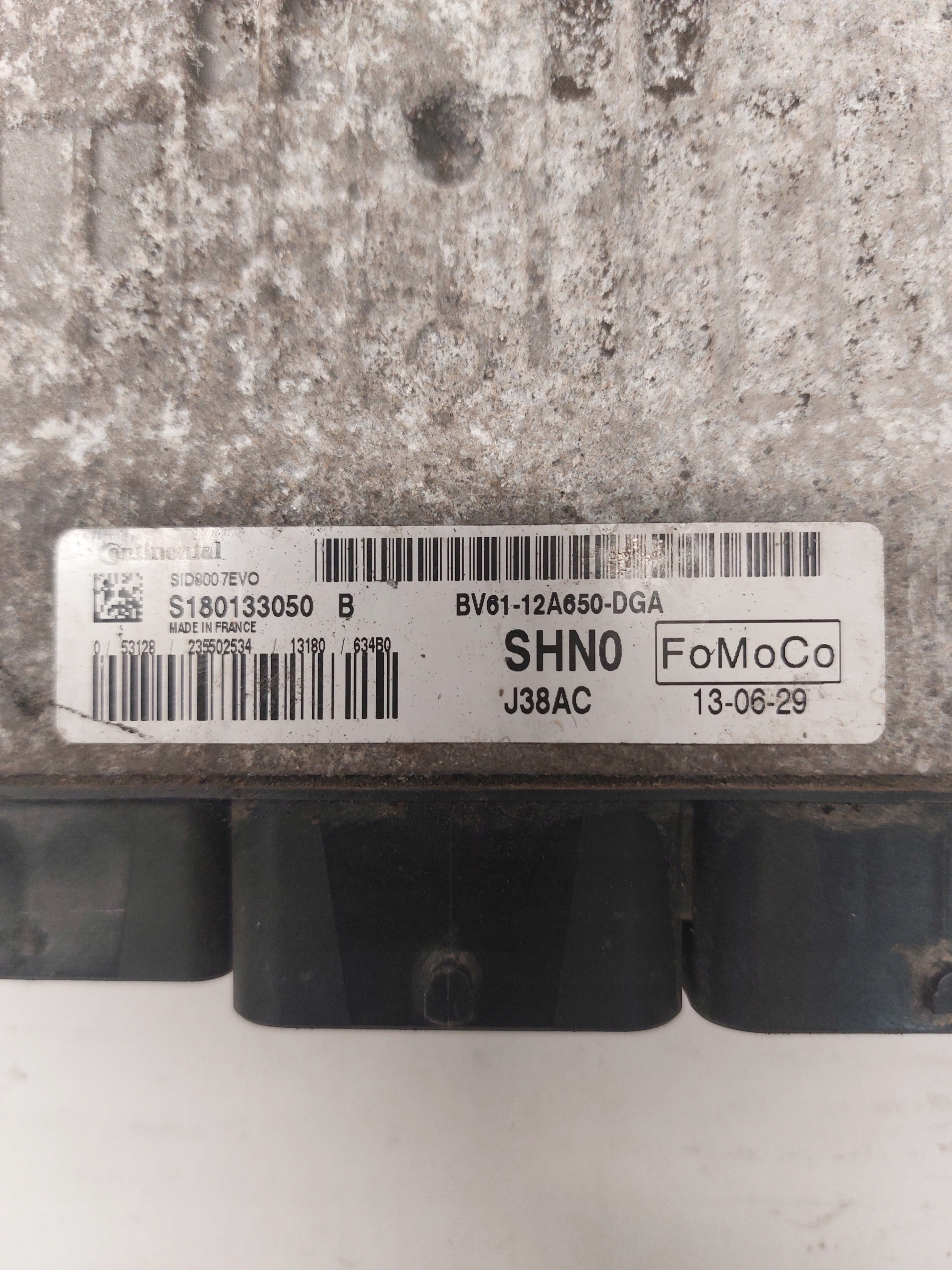 control unit of the engine FORD FOCUS MK3 1.6 TDCI BV61-12A650-DGA