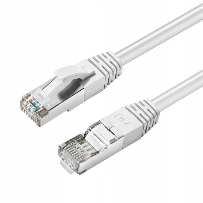 MicroConnect CAT6A S/ftp 10m Bílý Lszh
