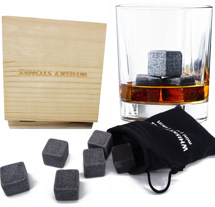 

Whisky stones Kamienie lodowe kostki Whiskey 12SZT