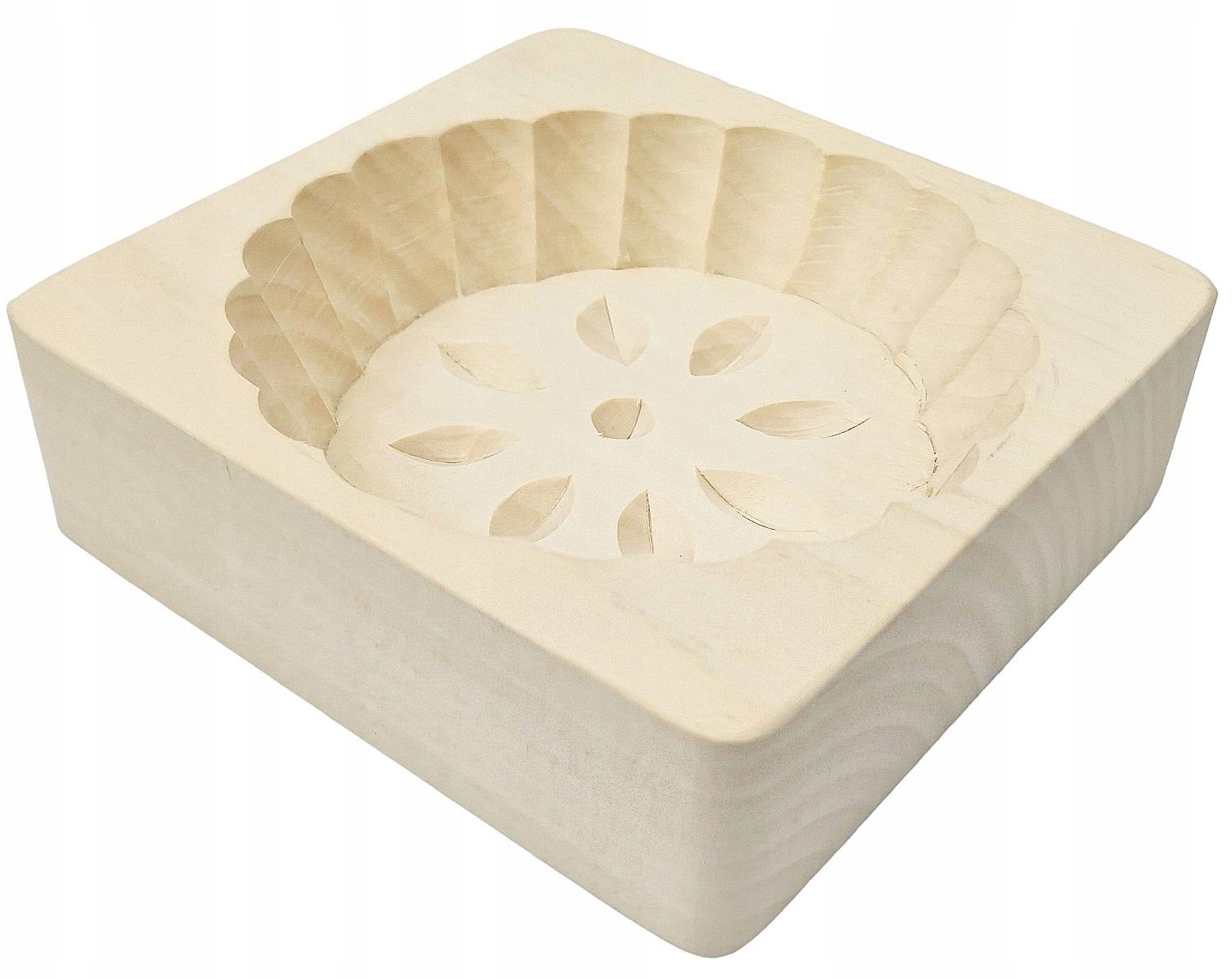 Foremka Na Masło Drewniana Ręcznie Rzeźbiona Forma Wielkanocna EAN (GTIN) 5903636695051