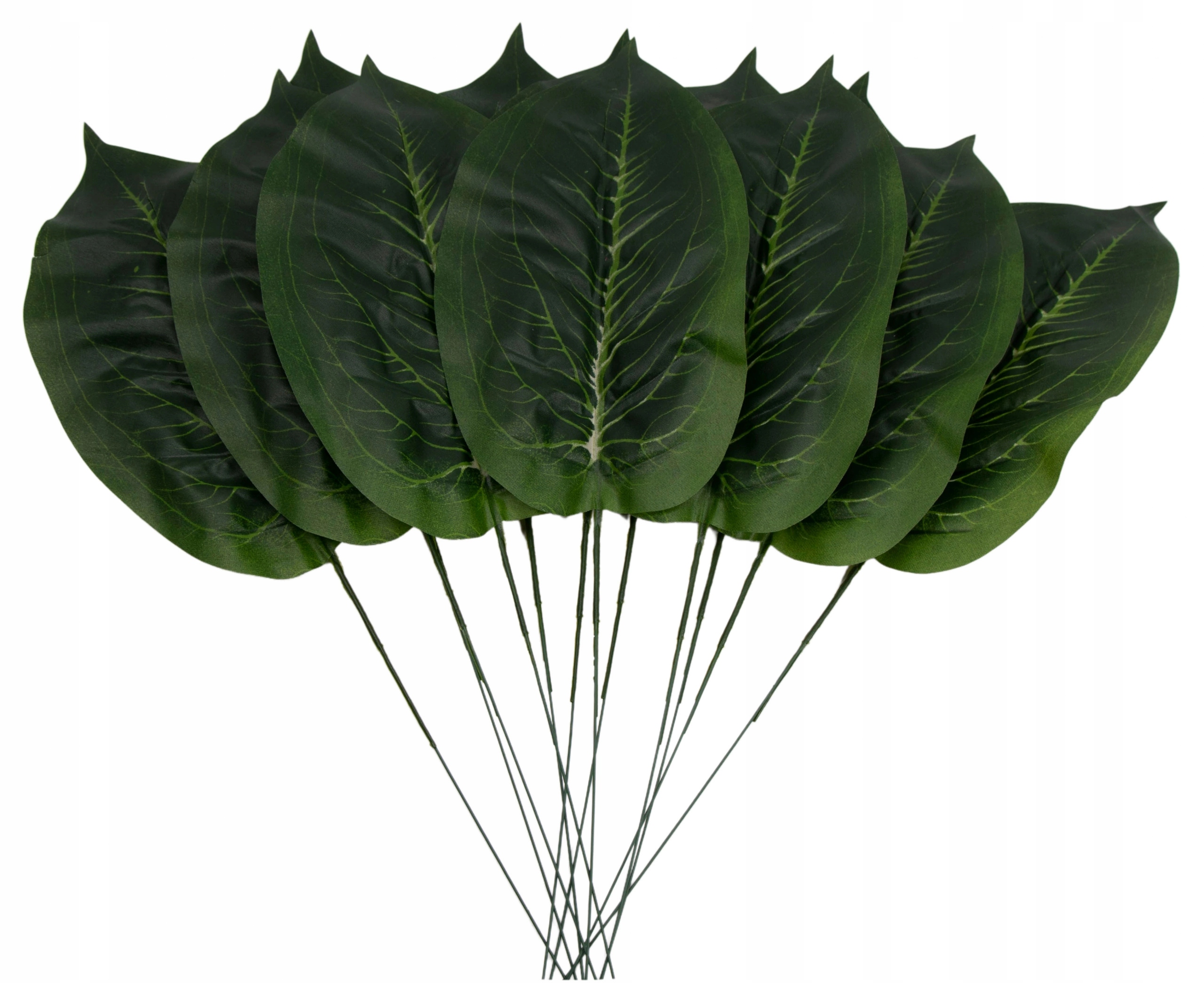 12 X LIŚĆ LIŚCIE SZTUCZNE 47 CM