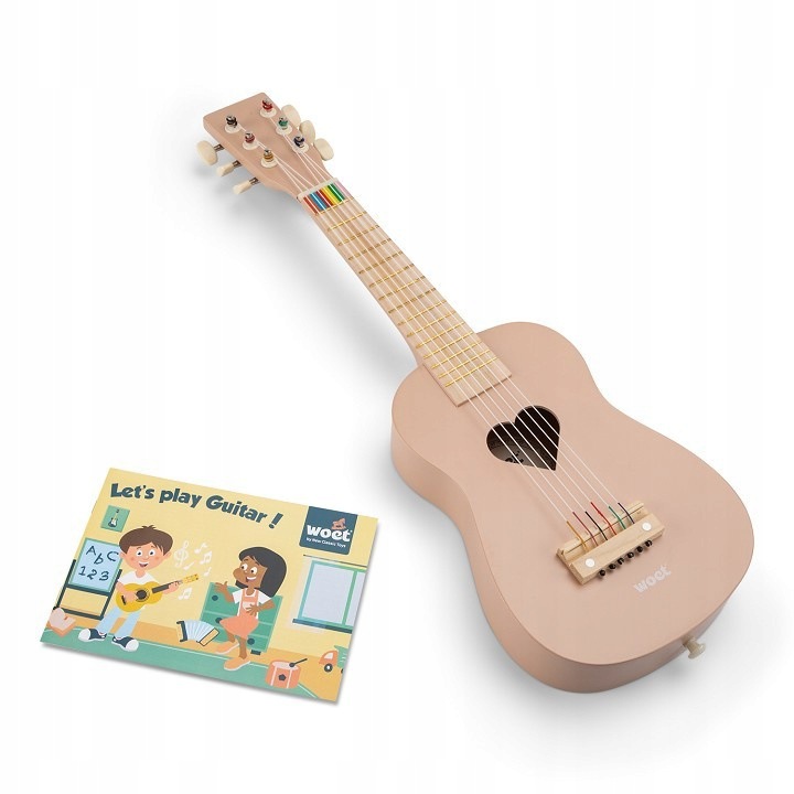 New Classic Toys Gitara różowa