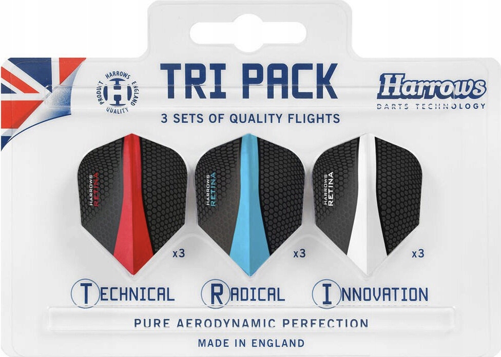 PIÓRKA HARROWS TRI PACK RETINA 3X3
