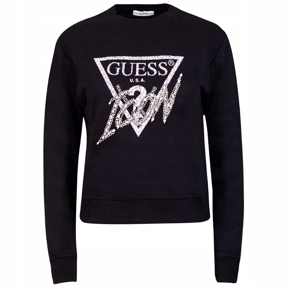 

Guess Bluza Damska Cn Icon Sweatshirt Black r. S