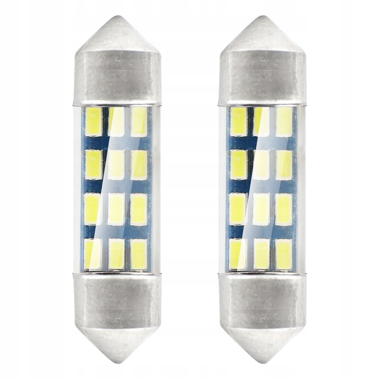 ŻARÓWKI LED C5W C10W RURKOWE 36mm 12xSMD 3014 12V Producent Amio