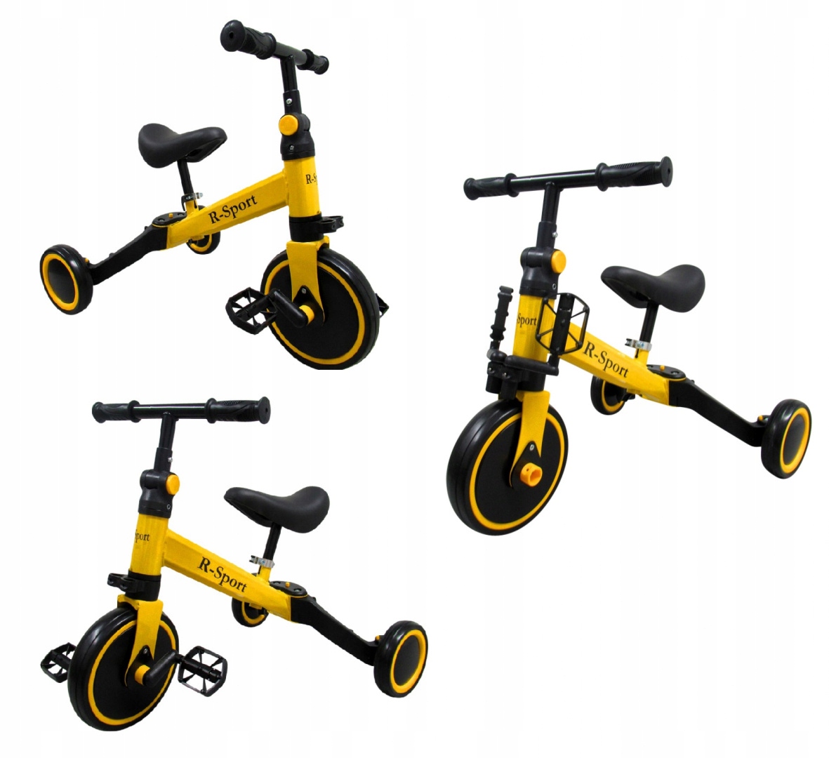 WIELOFUNKCYJNY ROWER ROWEREK BIEGOWY 3-KOŁOWY 4w1