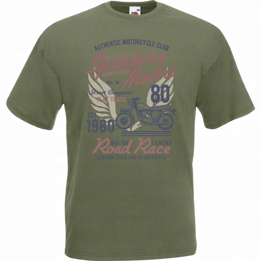 

Koszulka motocykl wyścigi motocyklista XXL oliwkow