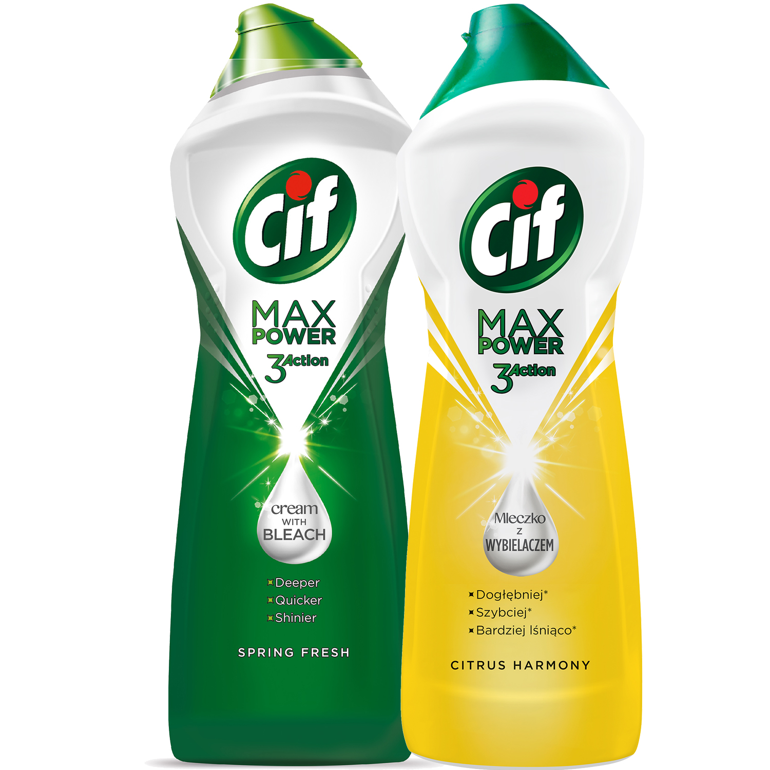 

Cif Max Power Mleczko MIX Citrus Fresh 2x650ml