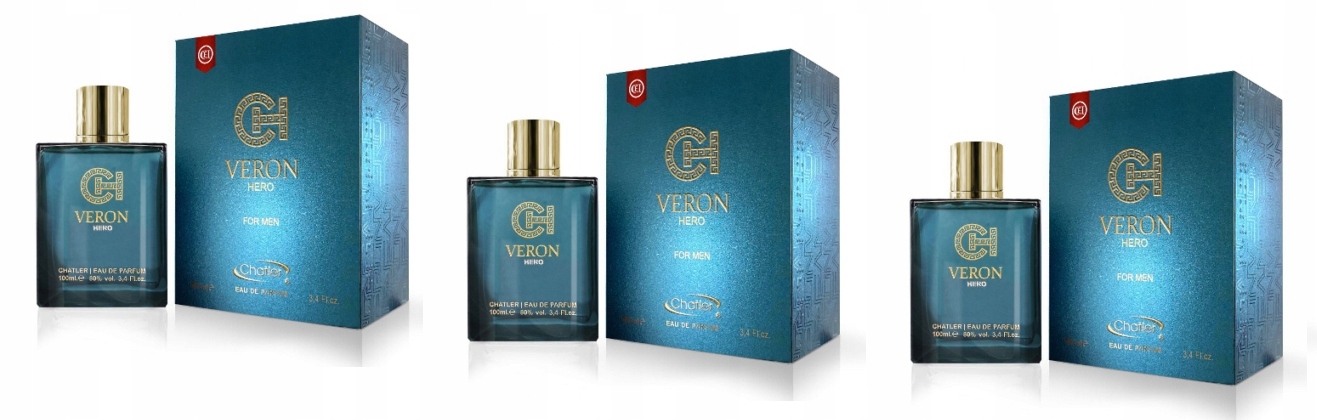 Chatler Veron Hero 3x100ml Edp